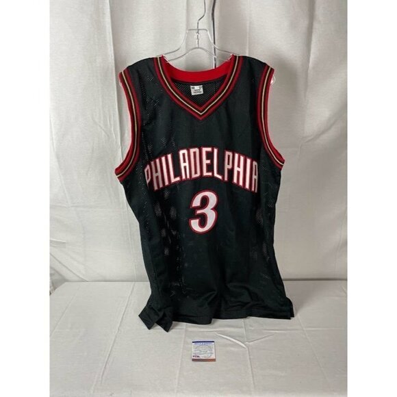 Allen Iverson signed autographed Philadelphia 76ers custom jersey PSA - Picture 4 of 4